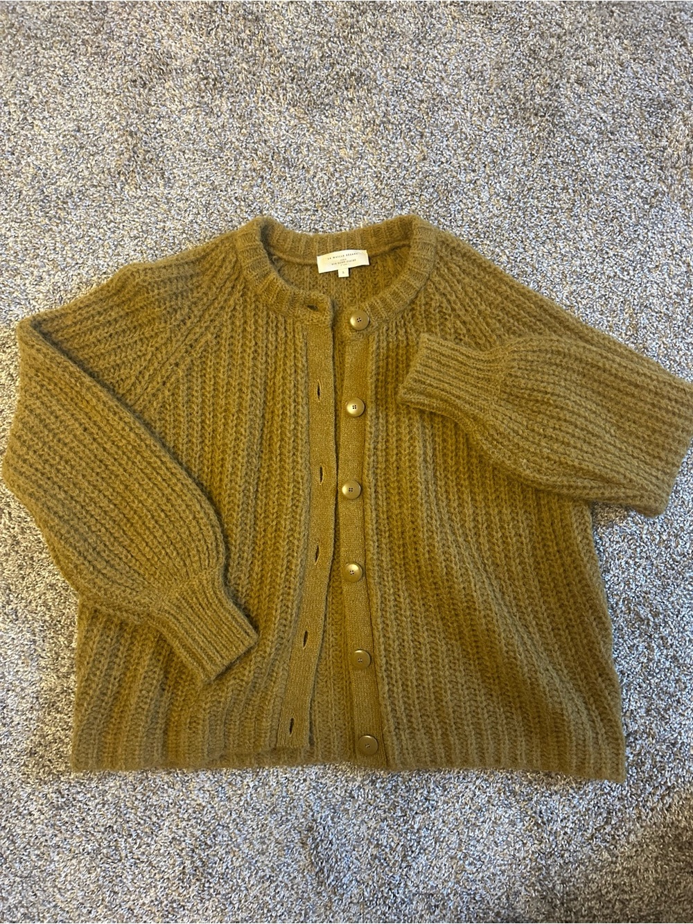 Sezane Emile cardigan in Gold